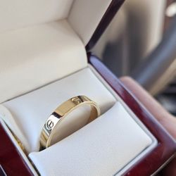  14K Men's Cartier Style Ring Size 13 