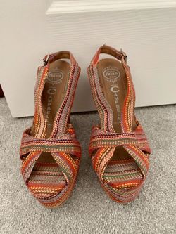 Jeffrey Campbell Handmade Ibiza Rainbow Wedges