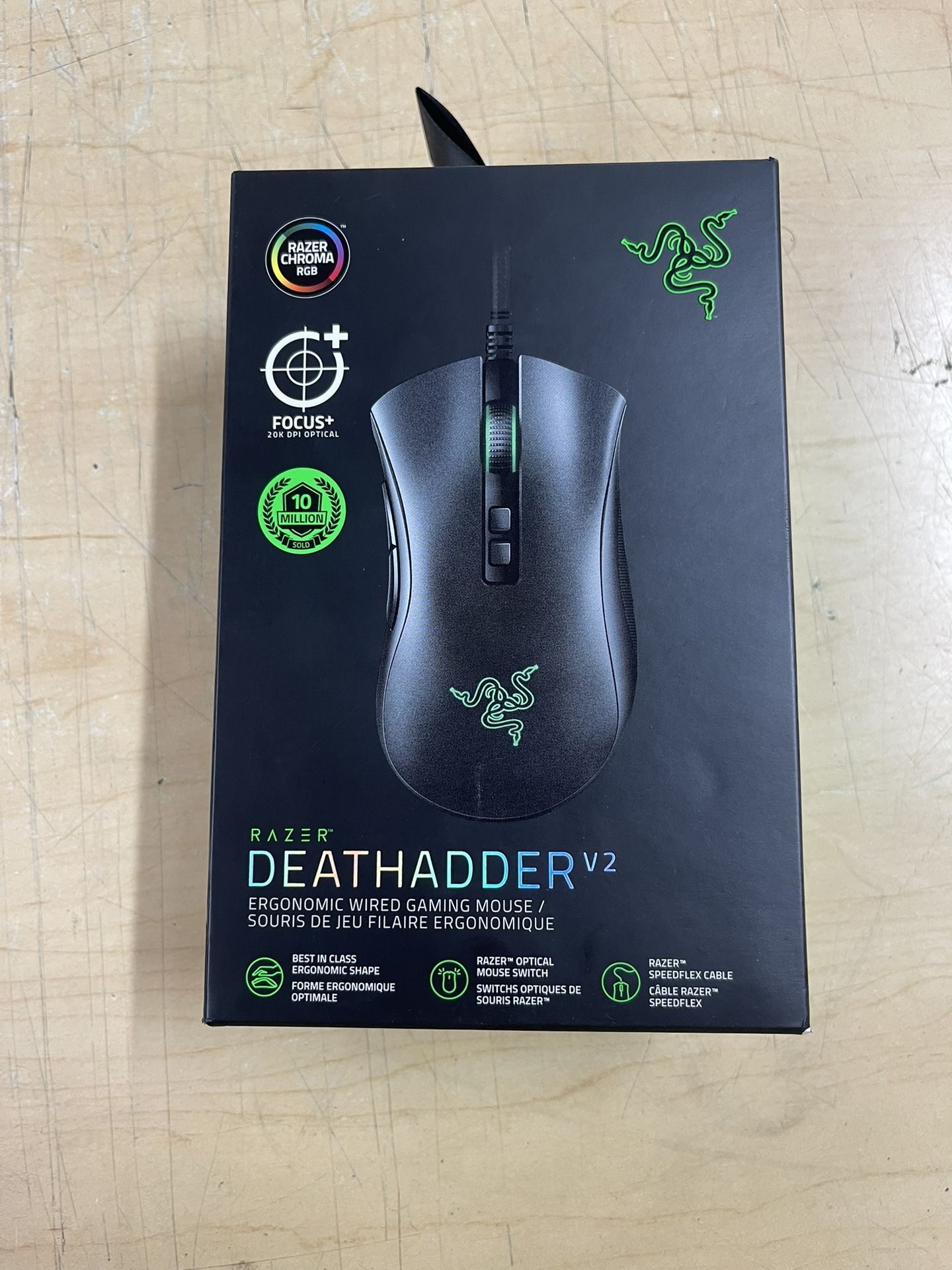 MOUSE, ELECTRONICS RAZER IN BOX DEATHADDER V2