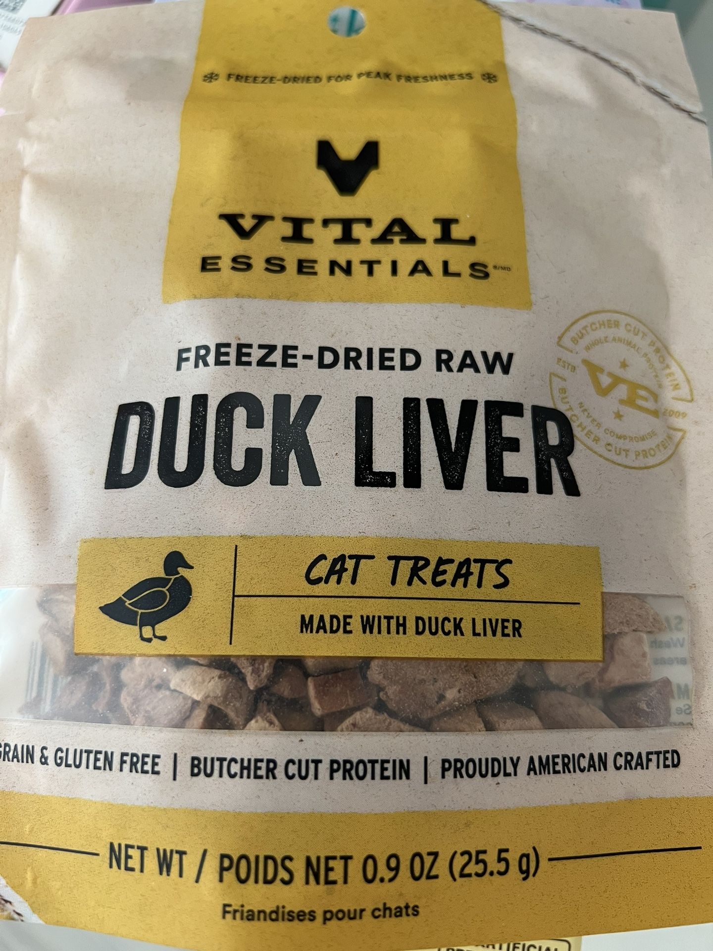 Vital Duck Liver, Freeze Dried For Cats/kittens
