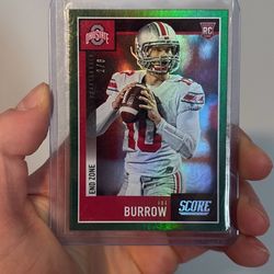 Joe Burrow Score Rookie Card /6