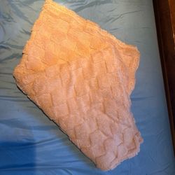 Soft Pink Throw Blanket 