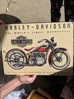 Harley Davidson sign