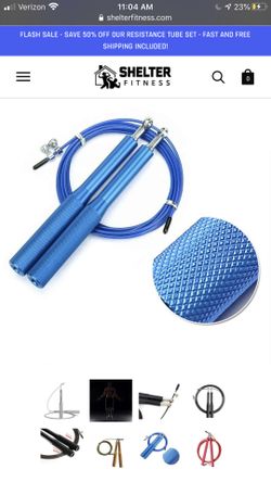 Aluminum milled speed rope