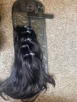 Bellami Clip-In Hair Extensions 1B Black
