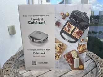 NEW Cuisinart Sandwich Maker