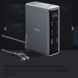 Anker Prime Charging Docking Station (14-in-1 dual display, 160W