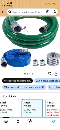 Water Pump Hose Kit with Fittings