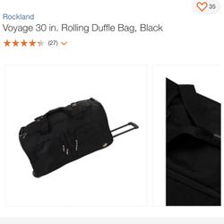 Rolling Duffle Bag  New  