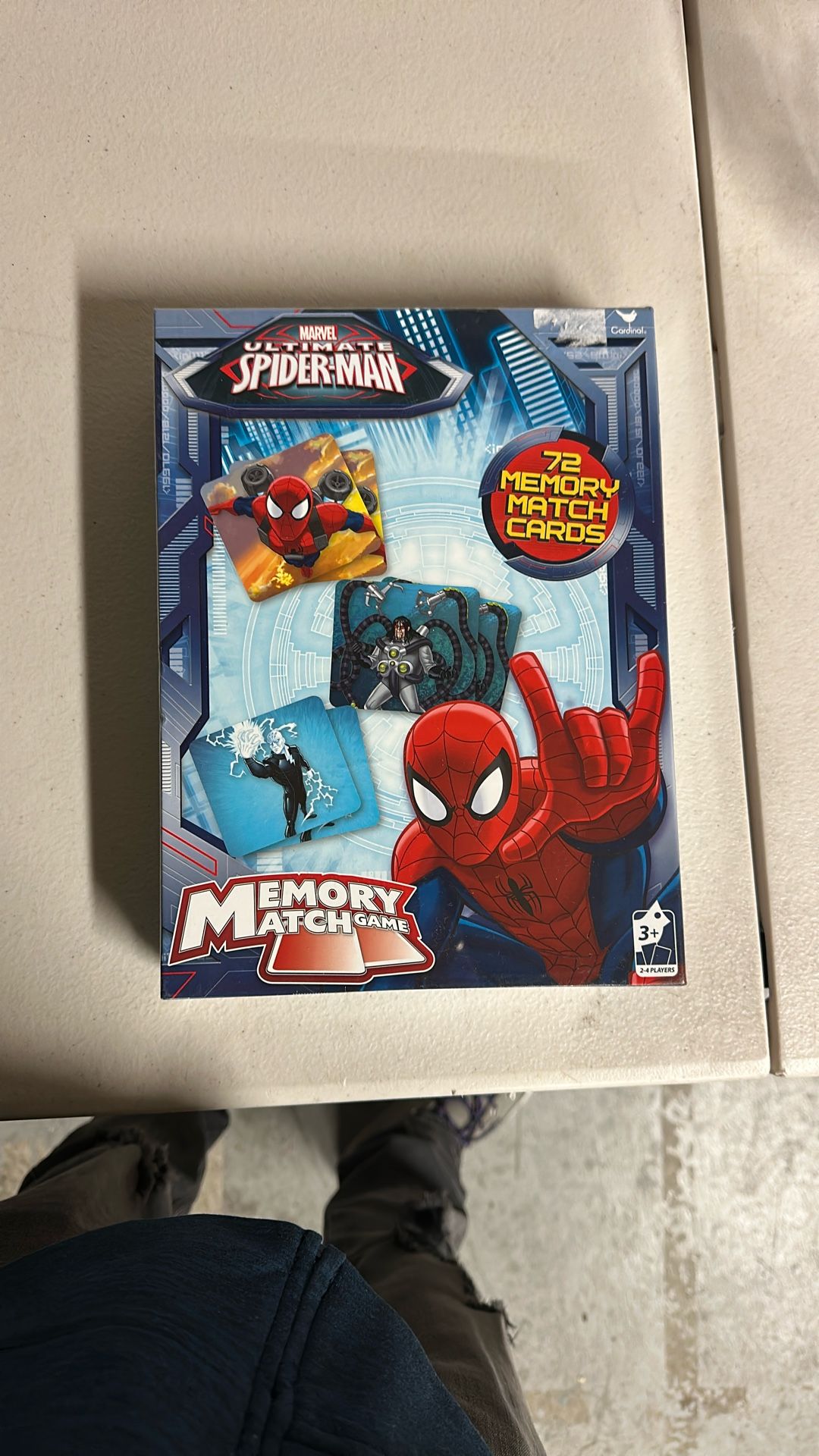 Spider Man Match Memory Cards