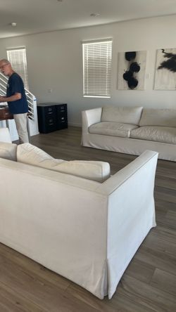 2 identical sofas