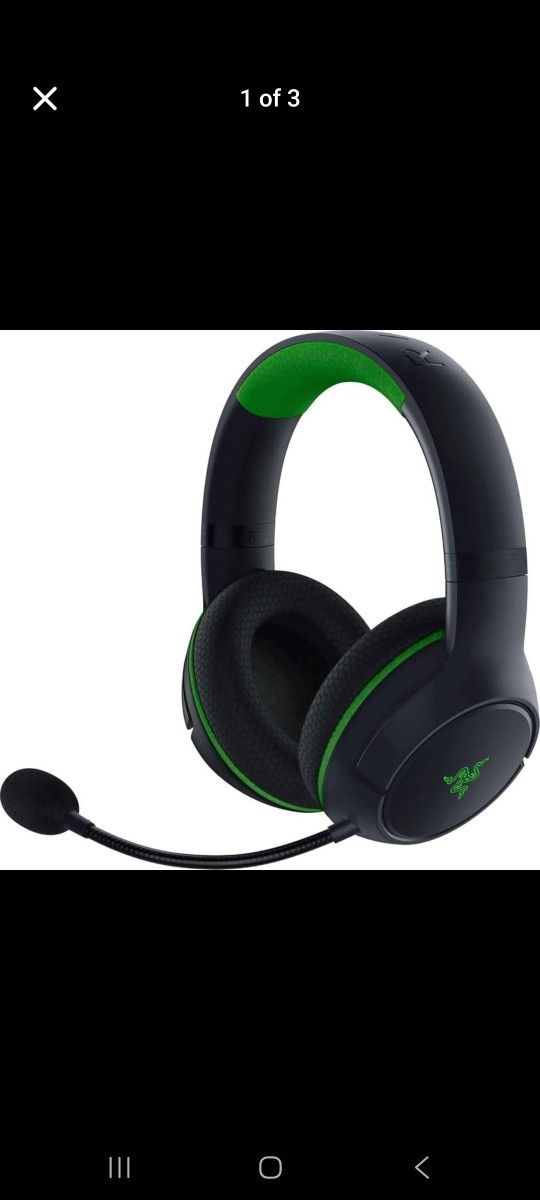 Razer Kaira Wireless Gaming Headset for Xbox Series X|S, Xbox One: Triforce Titanium 50mm