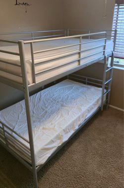Twin Bunk Beds with Mattress