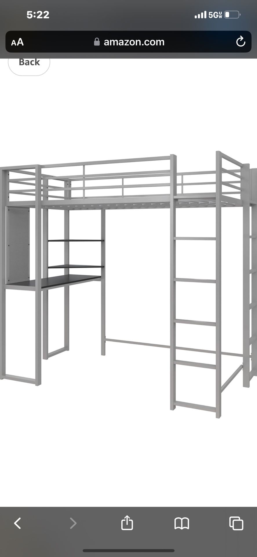 Bunk Bed With Desk