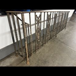 Vintage Wrought Iron Handrail Balcony Railing