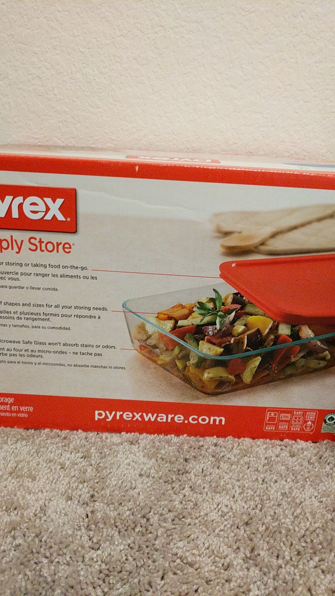 Pyrex glass storage solutions