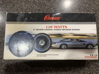 6” Deluxe Coaxial Stereo Speaker System