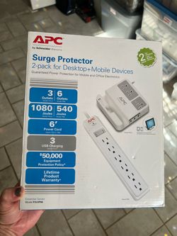 APC Surge Protector 2-Pack P3U3P66