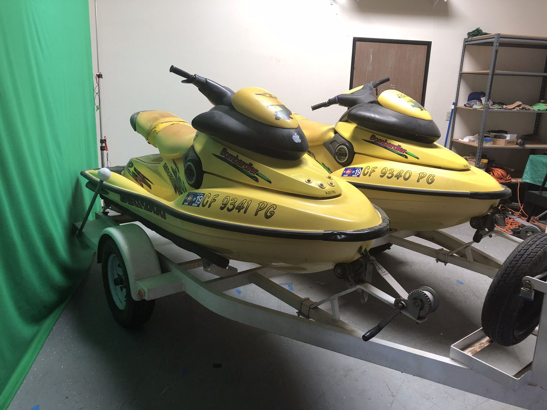 Seadoo GTX 1997 (#1-kevin) with twin trailer - Must Sell