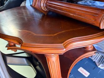 Cherry Wood coffee table and side table