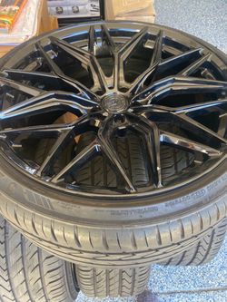 AL13 21” staggered rims