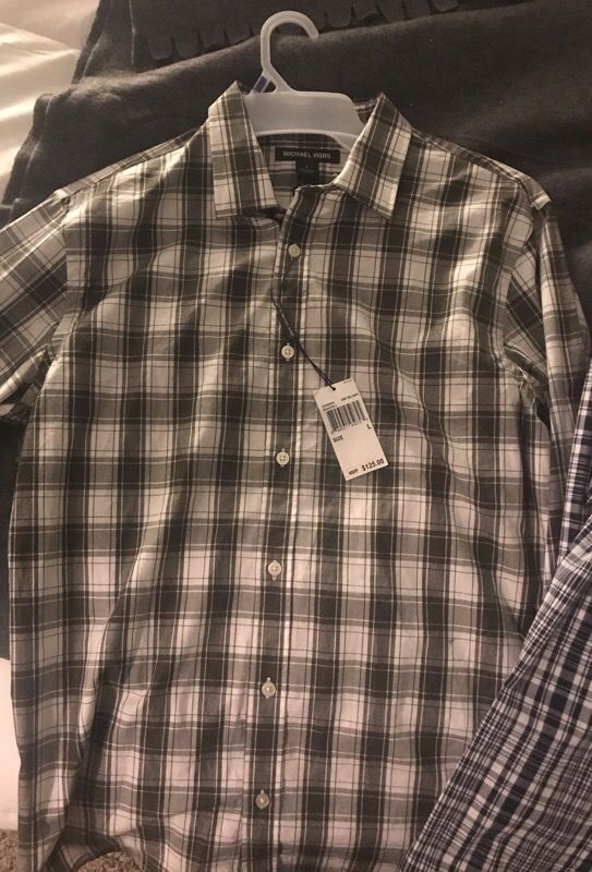 BRAND NEW! Men's Michael Kors button up shirt