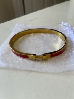 H Bangle bracelet