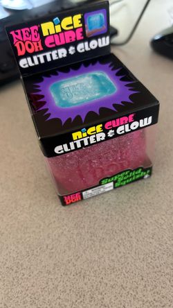 Real Nee Doh Glow and Glitter Pink