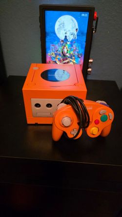 Gamecube Spice Orange w/picoboot 128gb