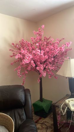 Artificial cherry blossom tree