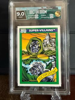 1990 Marvel Universe Series 1 #60 Doctor Doom HGA 9.0 Mint