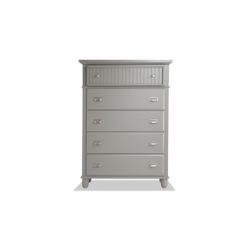 Spencer Gray 5 Drawer Lift-Top Chest
