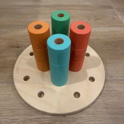 Lovevery Colorful Wooden Stacking Set