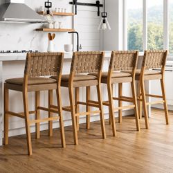 NEW-Cohen 29” Brown Counter Stool