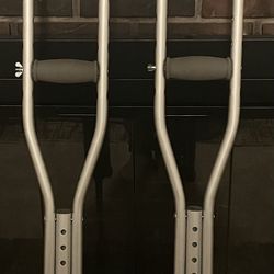 Adult Crutches - Used Once And Stored Away