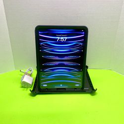 Apple iPad Pro 11-inch (4th Generation): with M2 chip, Liquid Retina Display, 256GB, Wi-Fi 6E + 5G Cellular,otter case 