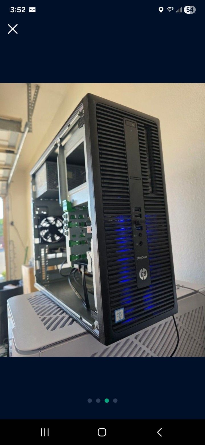 Hp i7 6th Gen. Cpu 16gb Ddr4 480hb Ssd Windows 11 Monitor Mouse Keyboard