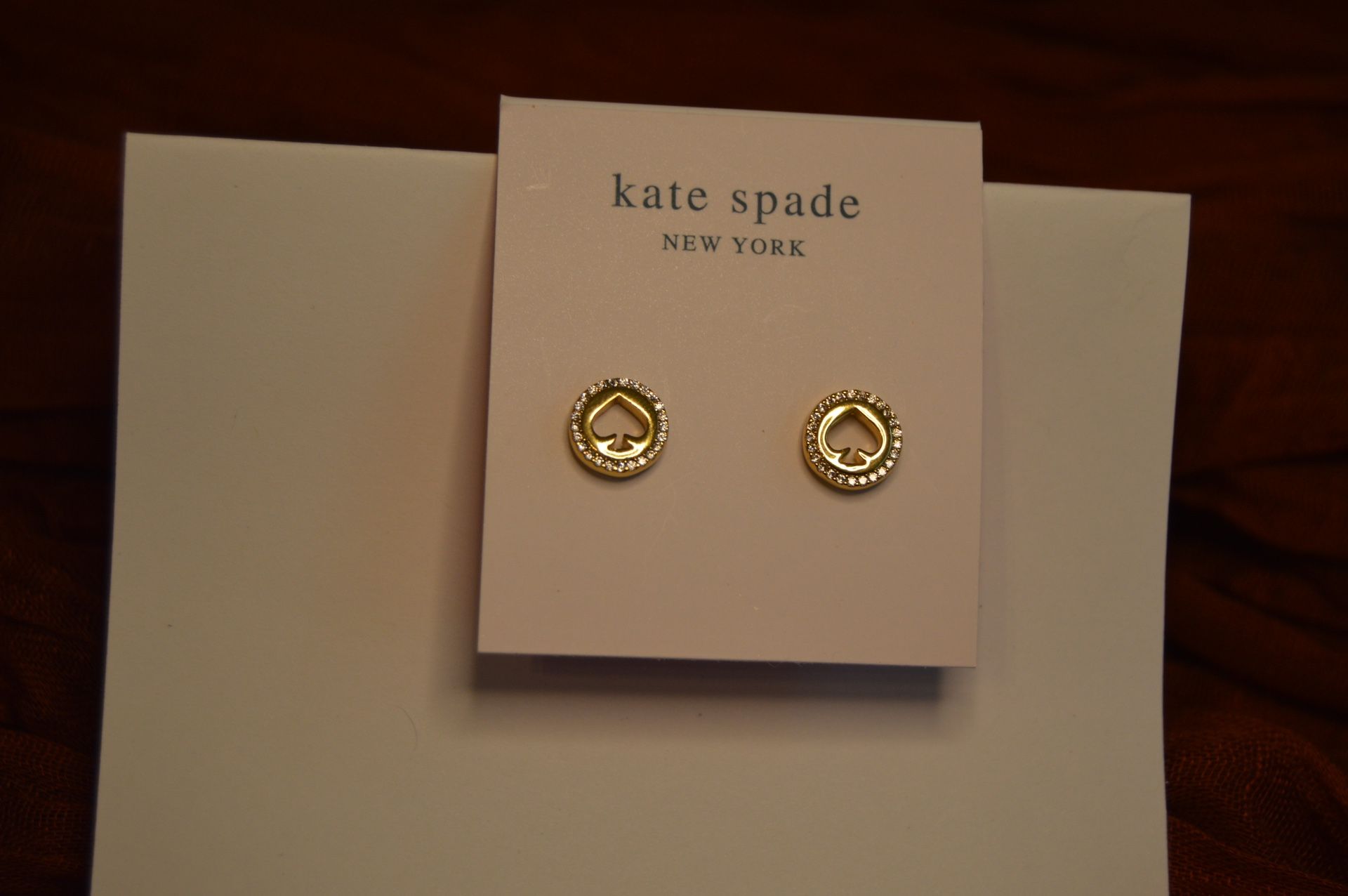 Kate Spade Signature Spade Stud Earrings