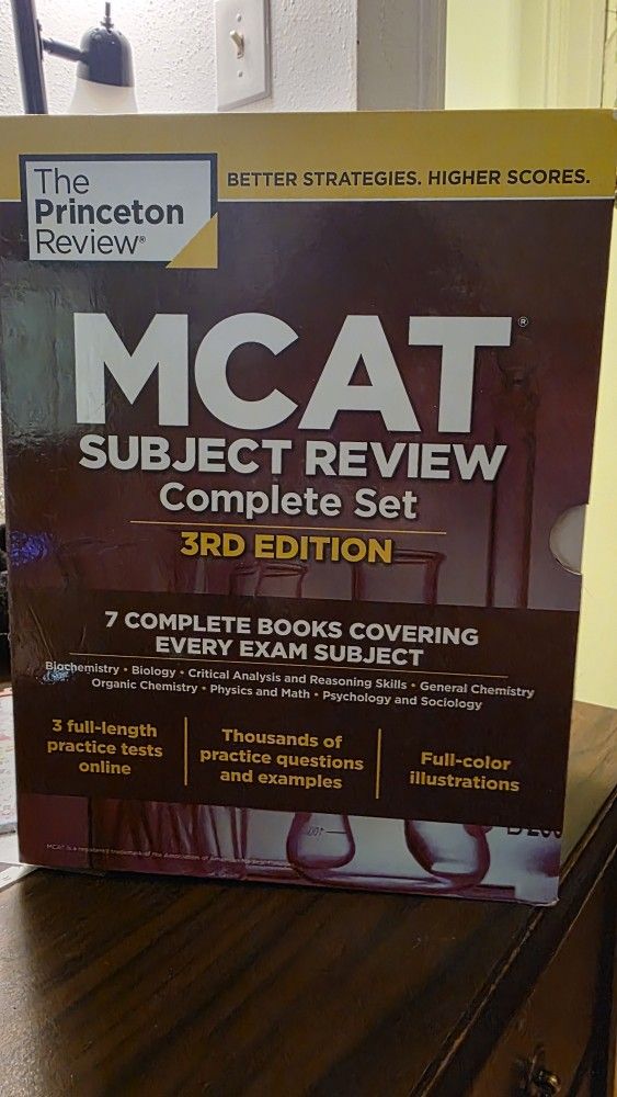 MCAT Subject Review 3rd Edition The Princeton Review 7 Books