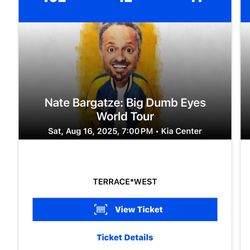 Nate Bargatze Tickets 