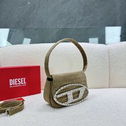 Diesel Khaki Shoulder Bag 