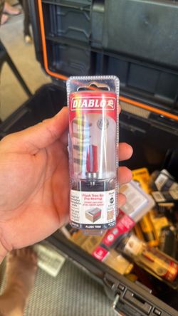 Diablo Flush Trim Router Bit Top Bearing x4