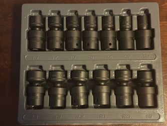 ICON 1/2” Drive Metric Impact Swivel Socket Set – 13 Piece