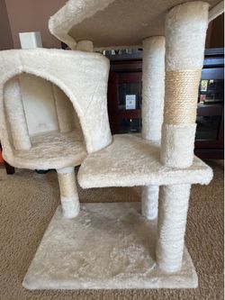 Cat Tree - 3 level - white
