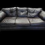 $360 Leather Couch, GENTLY USED