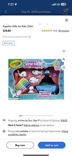Crayola Scribble Scrubbie - Ocean Lagoon