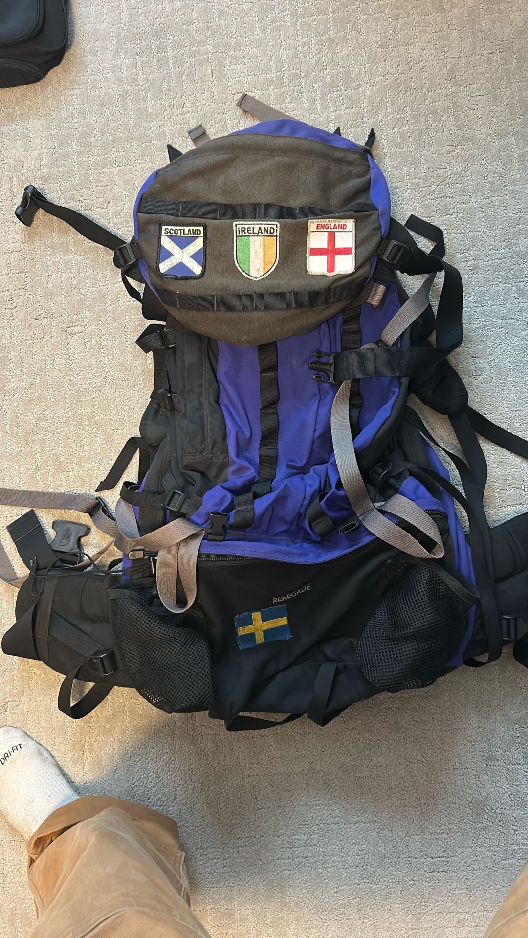 North Face Renegade Vintage Backpacking Backpack