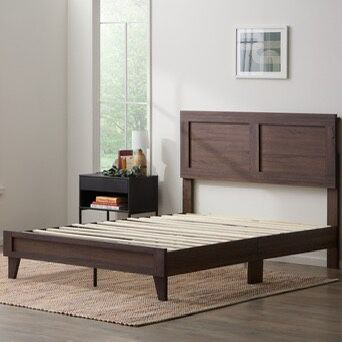 Twin XL Bed Frame Brown 