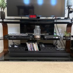 Wood/Glass TV Stand