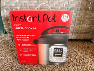Instant Pot Duo 6 Qt 7-in-1 Electric Pressure Cooker, Stainless Steel